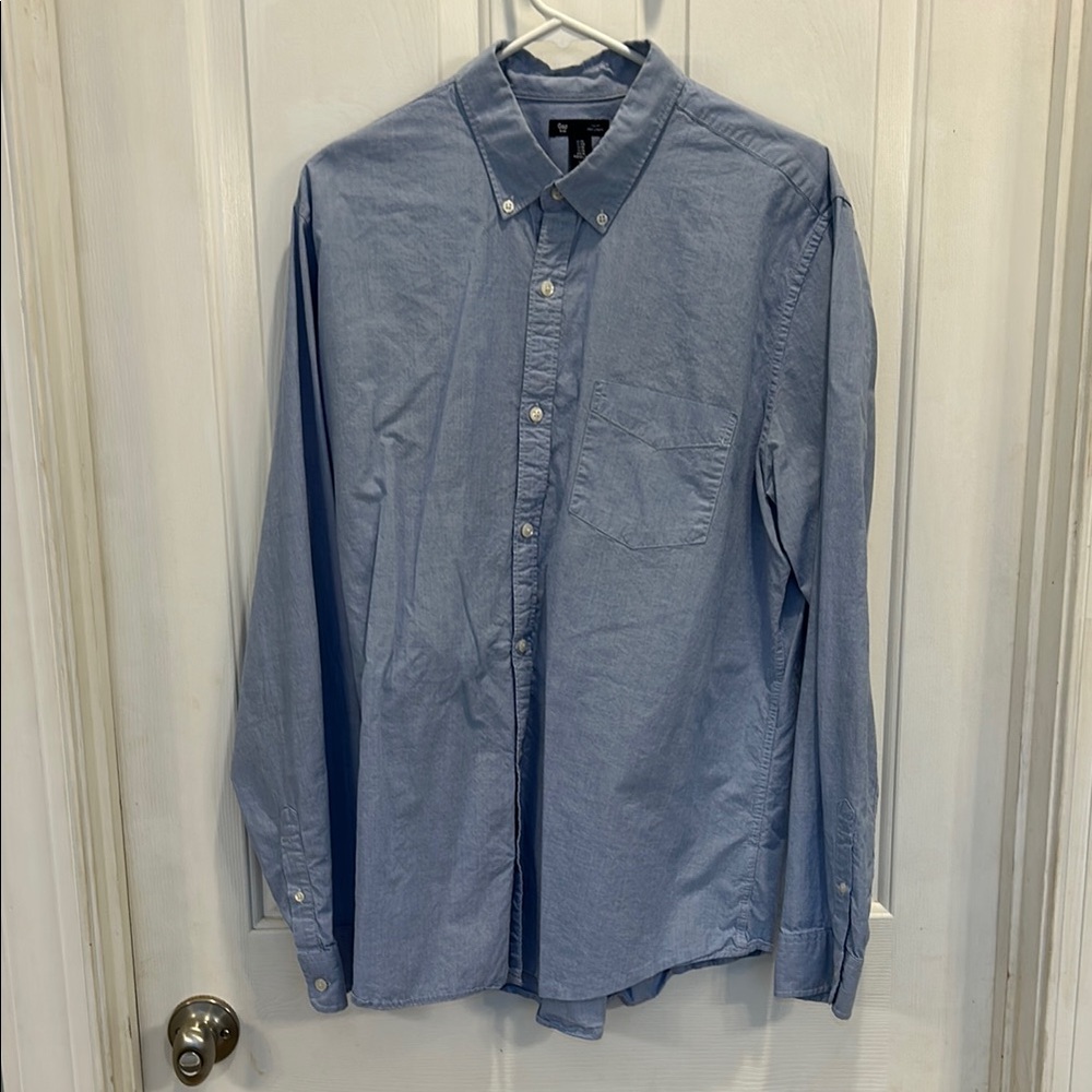 Old Navy, Men's, Size XL, slim fit, light blue.